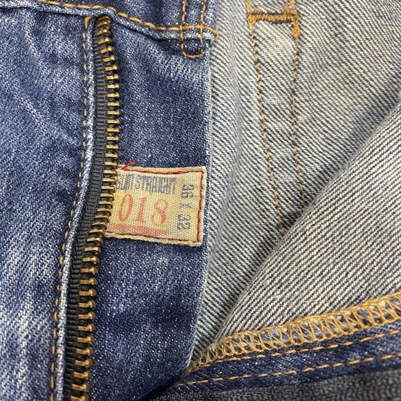 Polo Ralph Lauren Jeans Mens 36x32 Blue Slim Straight Fit Medium Fade Wash Denim - Picture 6 of 13